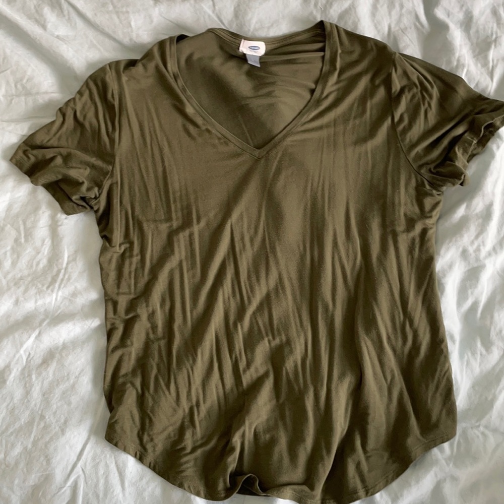Green boyfriend t shirt